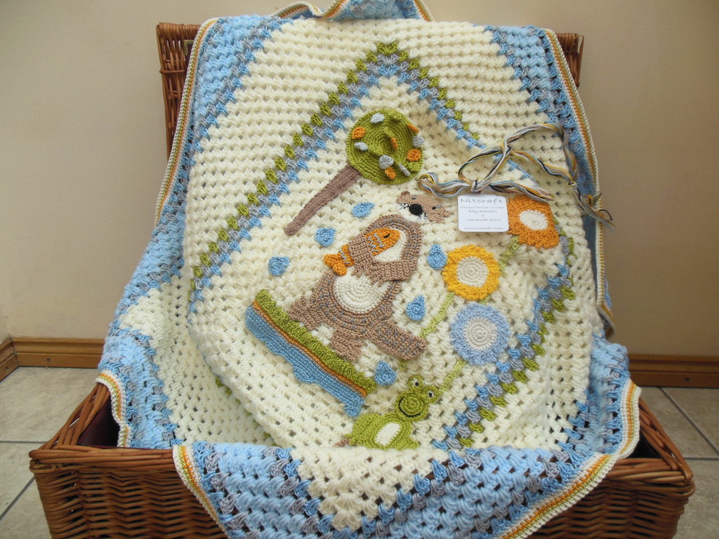 Otter 2025 baby blanket